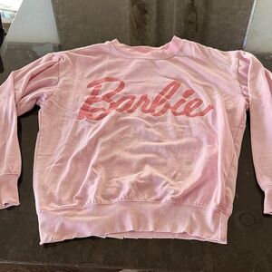 Pink Barbie sweatshirt